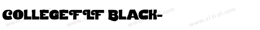 CollegeFLF Black字体转换